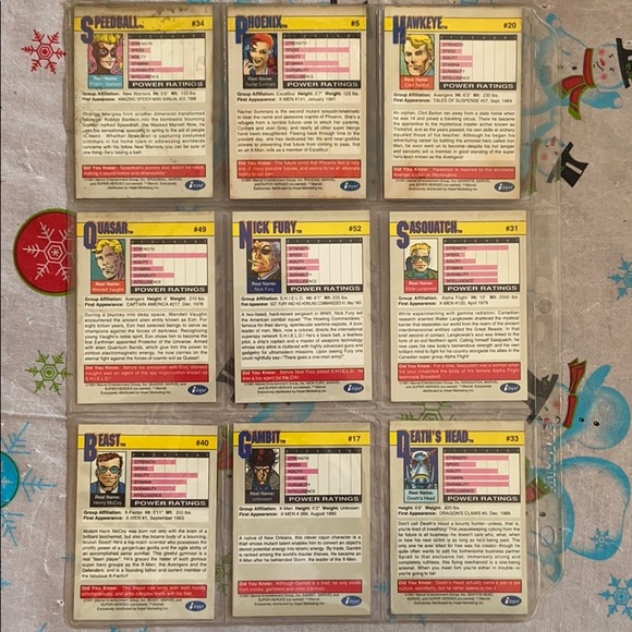 Marvel Other - Variety Pack Marvel 1991 Super Heroes Comic Cards